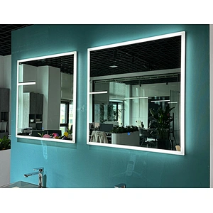 Mosmile Square Wall Acrylic LED Lighting Bathroom Mirror